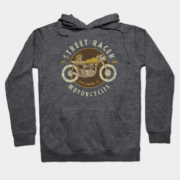 Street Racer Motorcycles 1982 Hoodie by JCD666